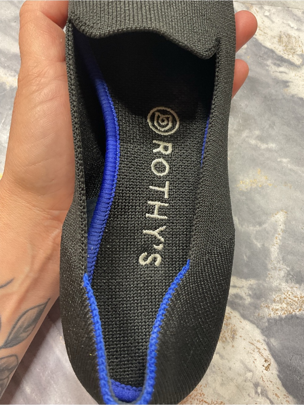 Black Ballet Rothys, size 9 - Picture 4 of 16